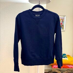 Figs French Terry Tracksuit Pullover Navy - Sz S